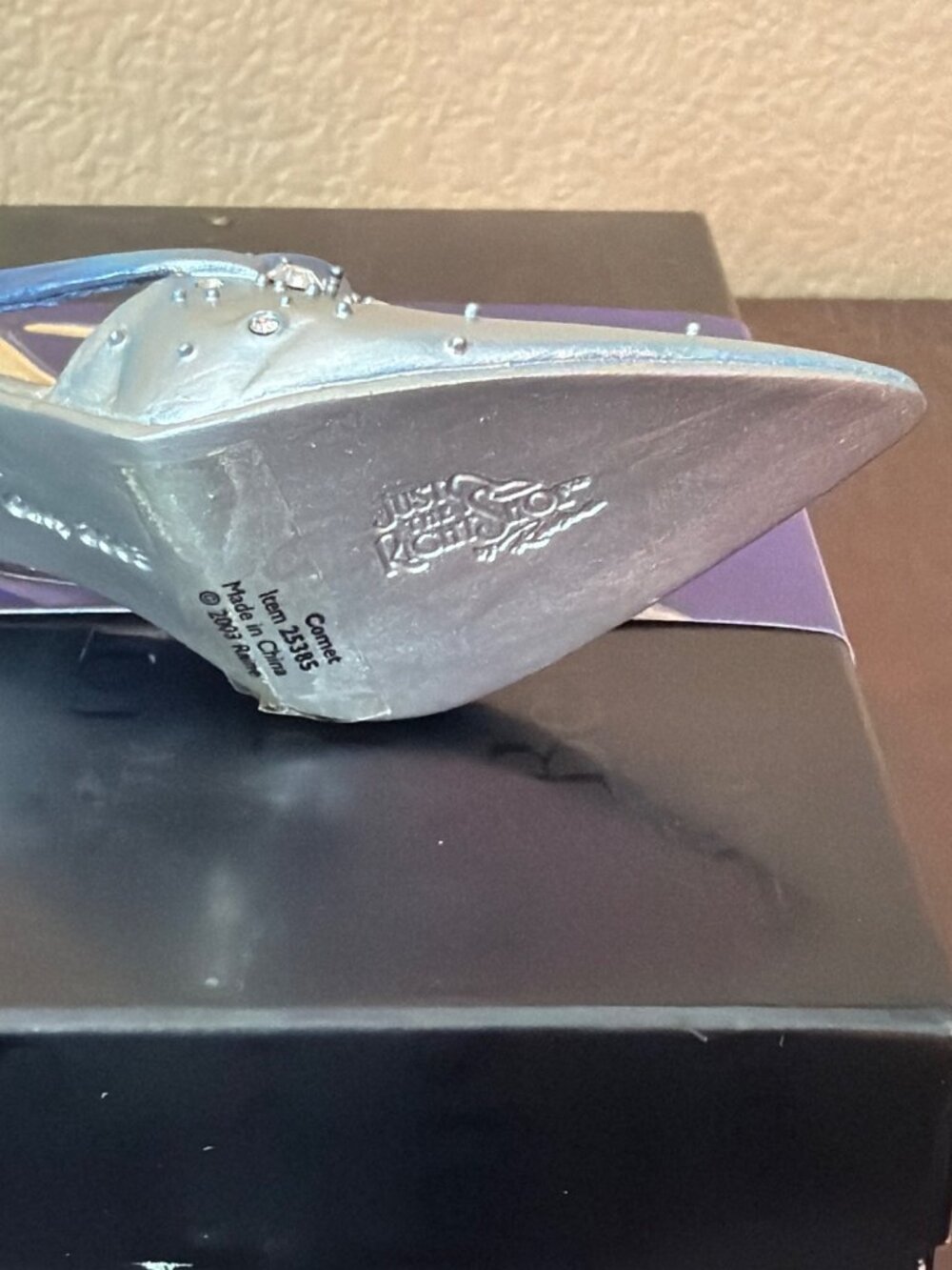 2003 Just the Right Shoe by Raine “Comet” Event Exclusive Mini Shoe Fig NEW - Picture 13 of 14